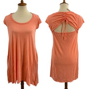 LAMade Coral Short Sleeve Dress Back Detail XS New‎